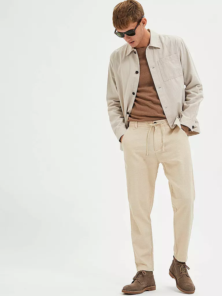 SELECTED | Pantalones de lino SLHSLIMTAPE |