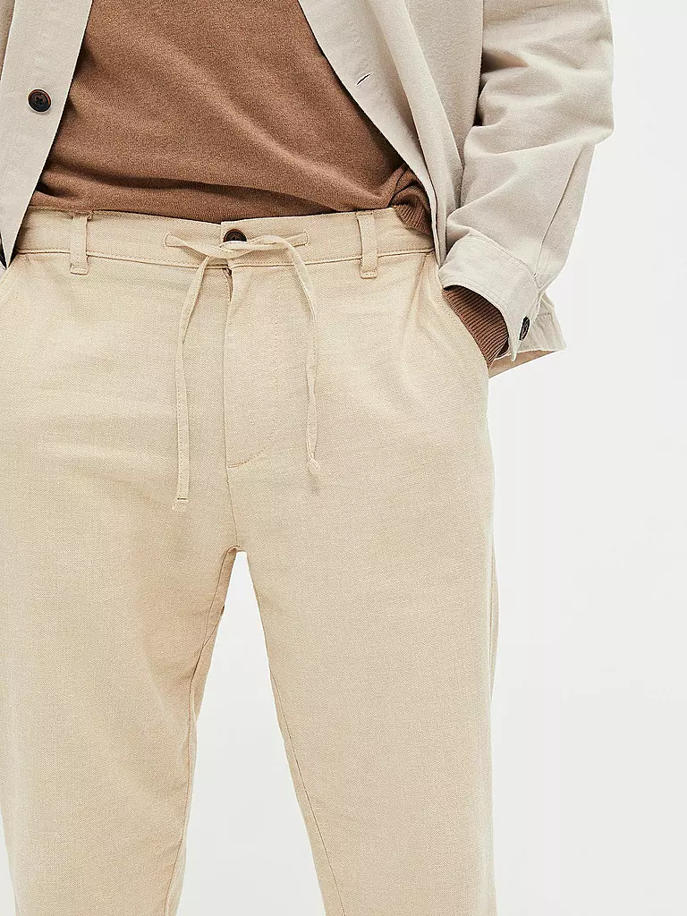 SELECTED | Pantalones de lino SLHSLIMTAPE |