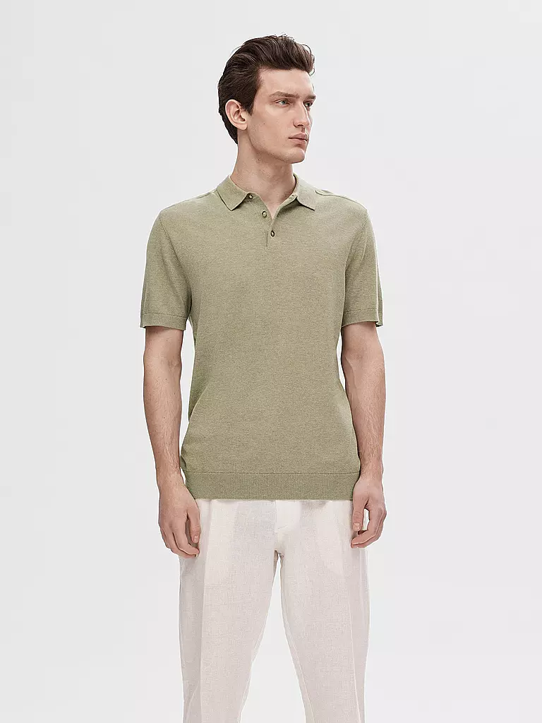 SELECTED | Polo SLHBERG | Verde claro