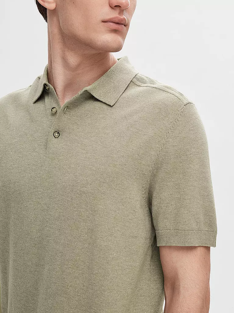 SELECTED | Polo SLHBERG | Verde claro
