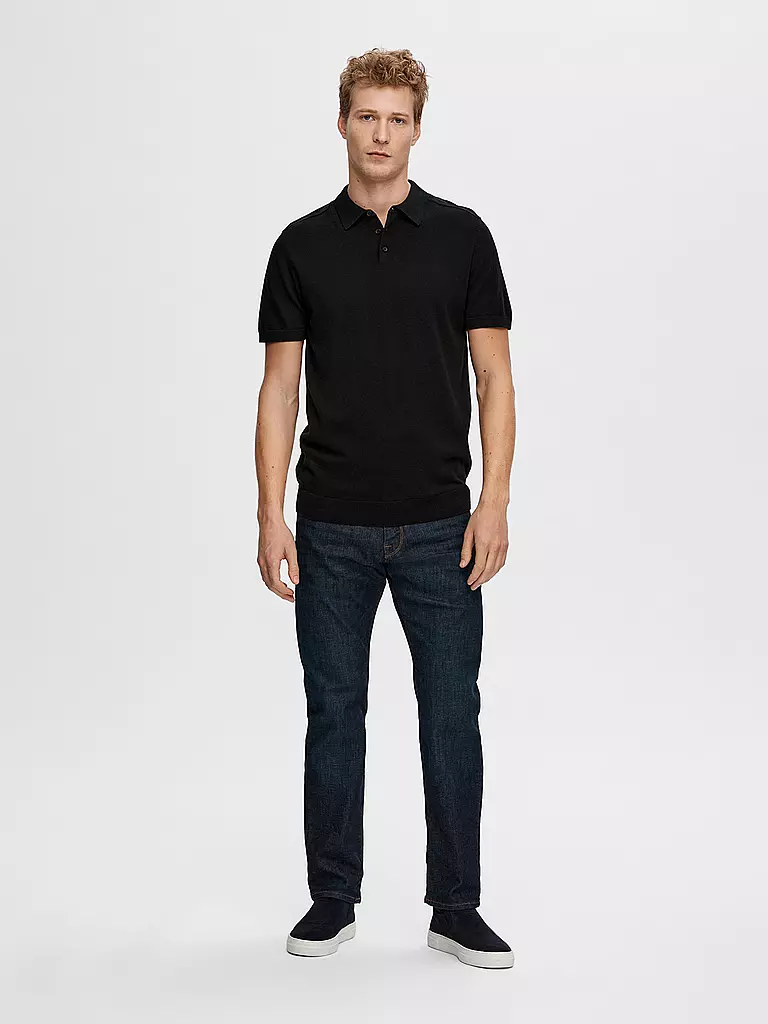SELECTED | Poloshirt SLHBERG | Negro