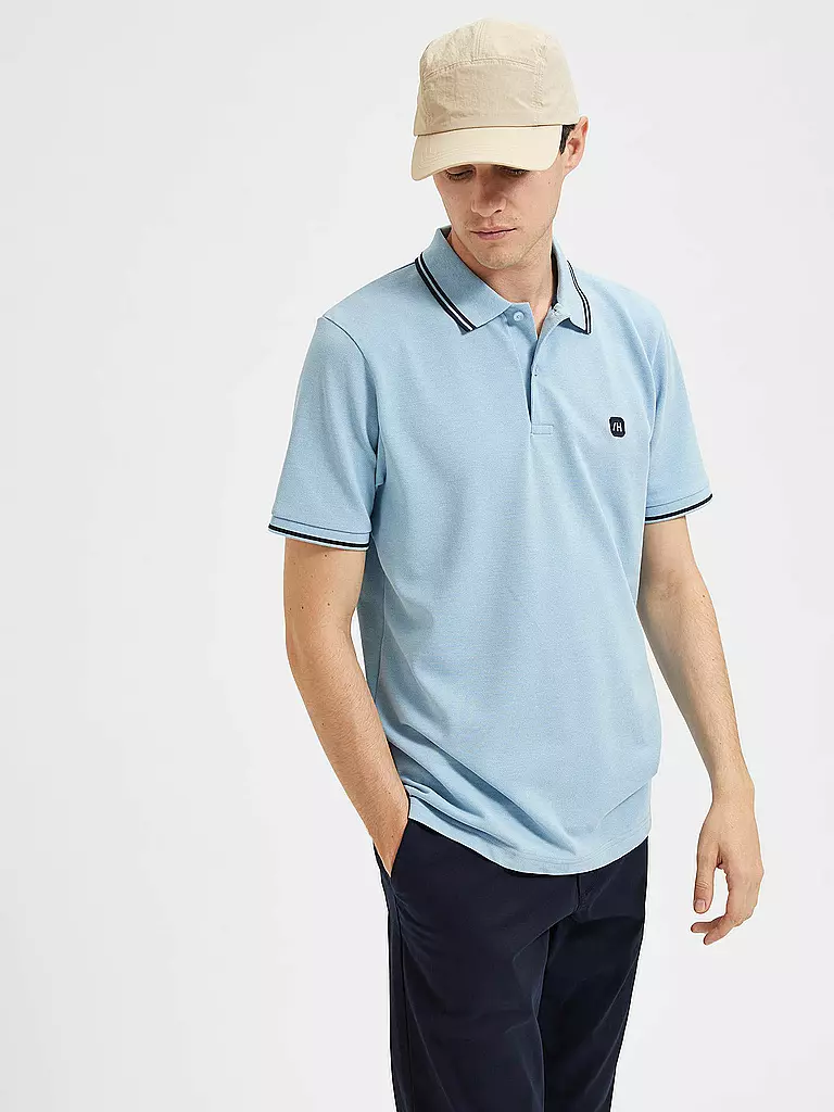 SELECTED | Poloshirt SLHDANTE  | Azul claro