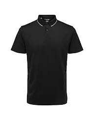 SELECTED | Poloshirt SLHLEROY COOLMAX | Negro