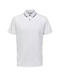 SELECTED | Poloshirt SLHLEROY COOLMAX | Blanco