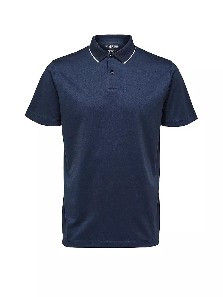 SELECTED | Poloshirt SLHLEROY COOLMAX | Azul