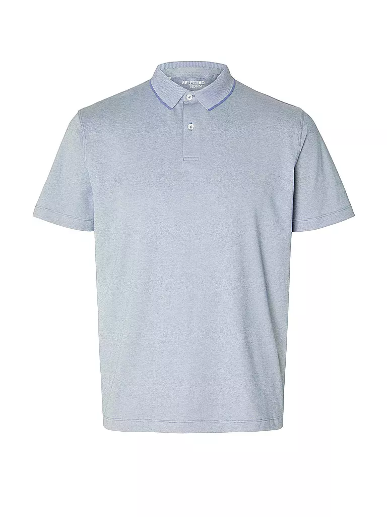 SELECTED | Poloshirt SLHLEROY COOLMAX | Azul claro