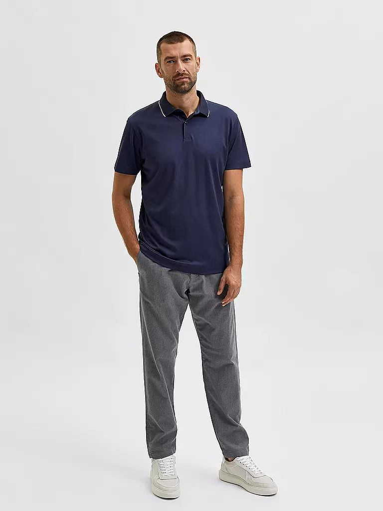 SELECTED | Poloshirt SLHLEROY COOLMAX | Azul