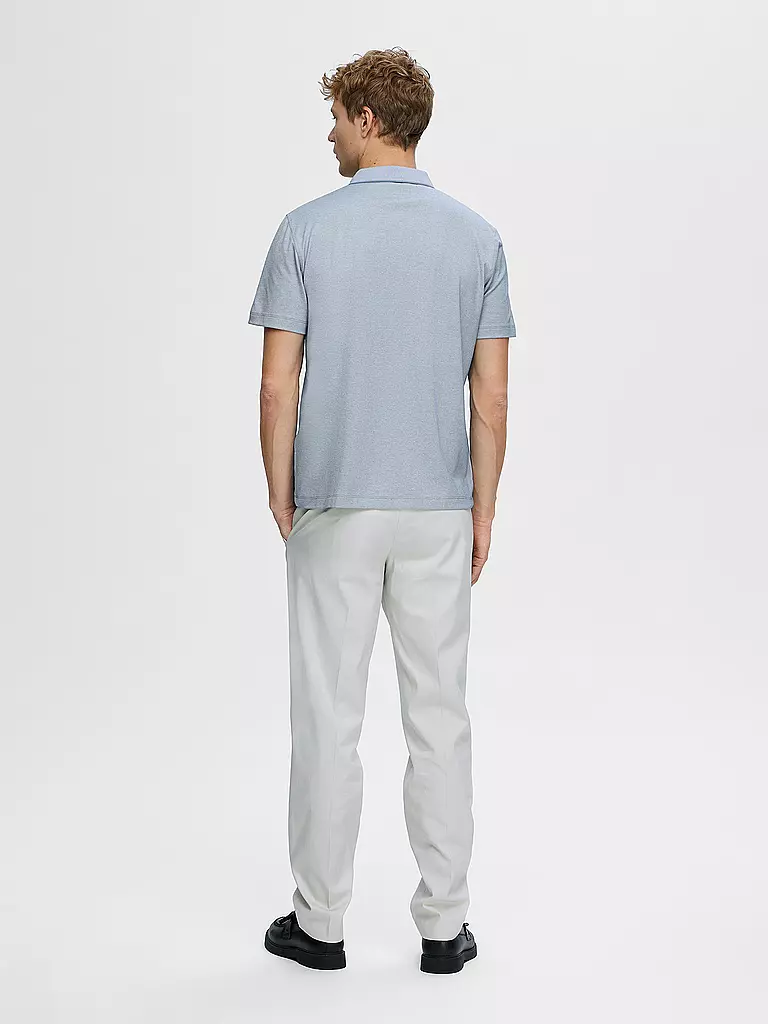 SELECTED | Poloshirt SLHLEROY COOLMAX | Azul claro