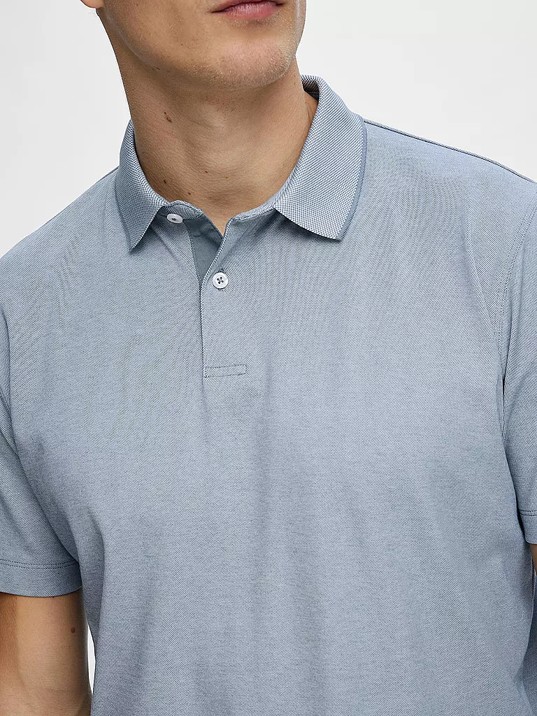 SELECTED | Poloshirt SLHLEROY COOLMAX | Azul claro