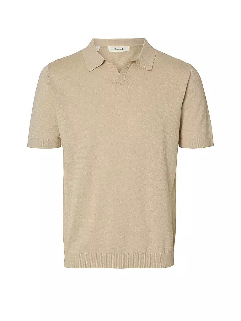SELECTED | Poloshirt SLHMATTIS | Beige