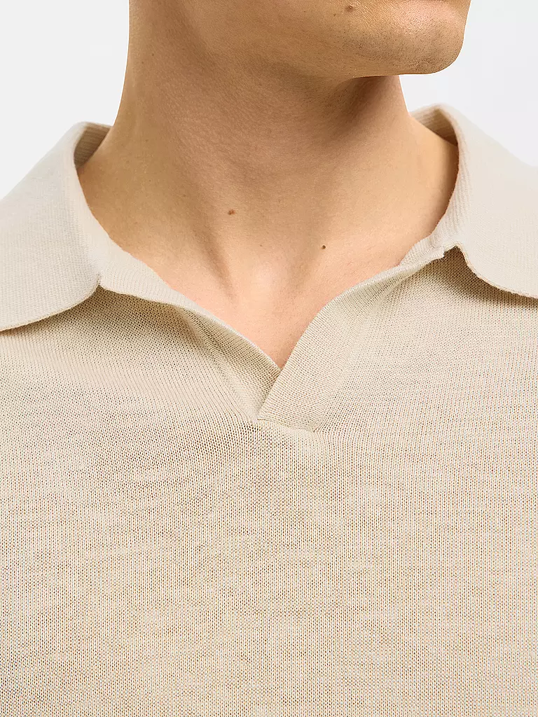 SELECTED | Poloshirt SLHMATTIS | Beige