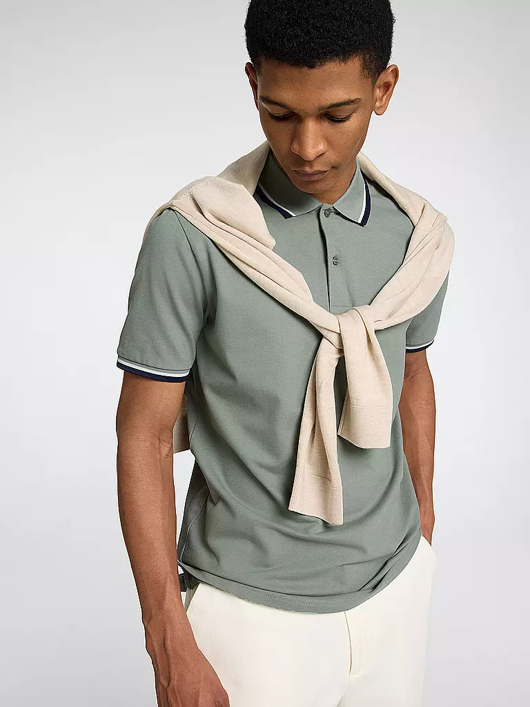 SELECTED | Poloshirt SLHSLIM-ATLAS | Oliva