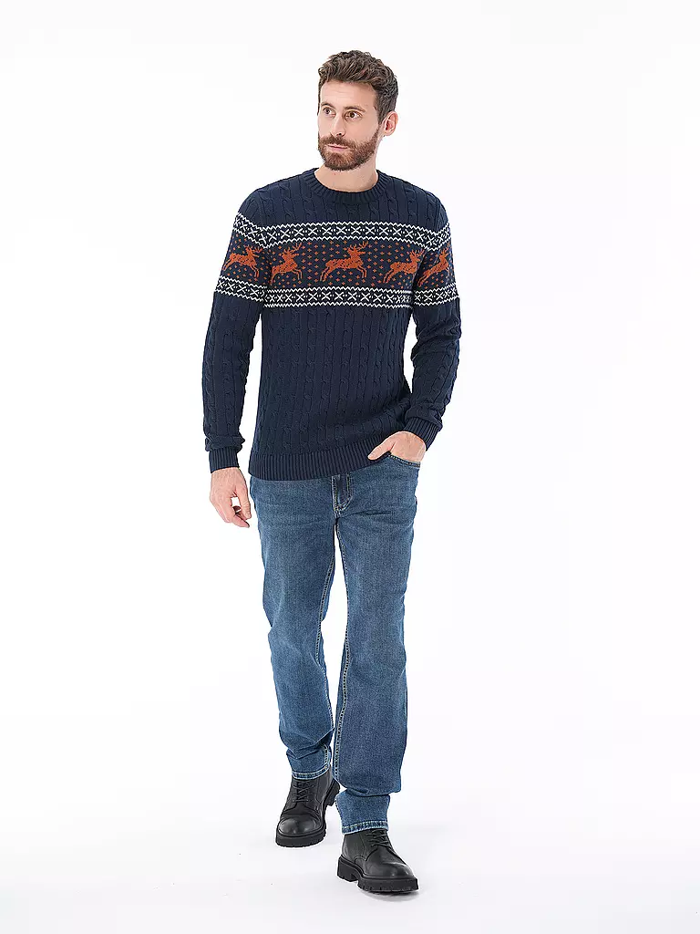 SELECTED | Pullover SLHREINDEER | Azul