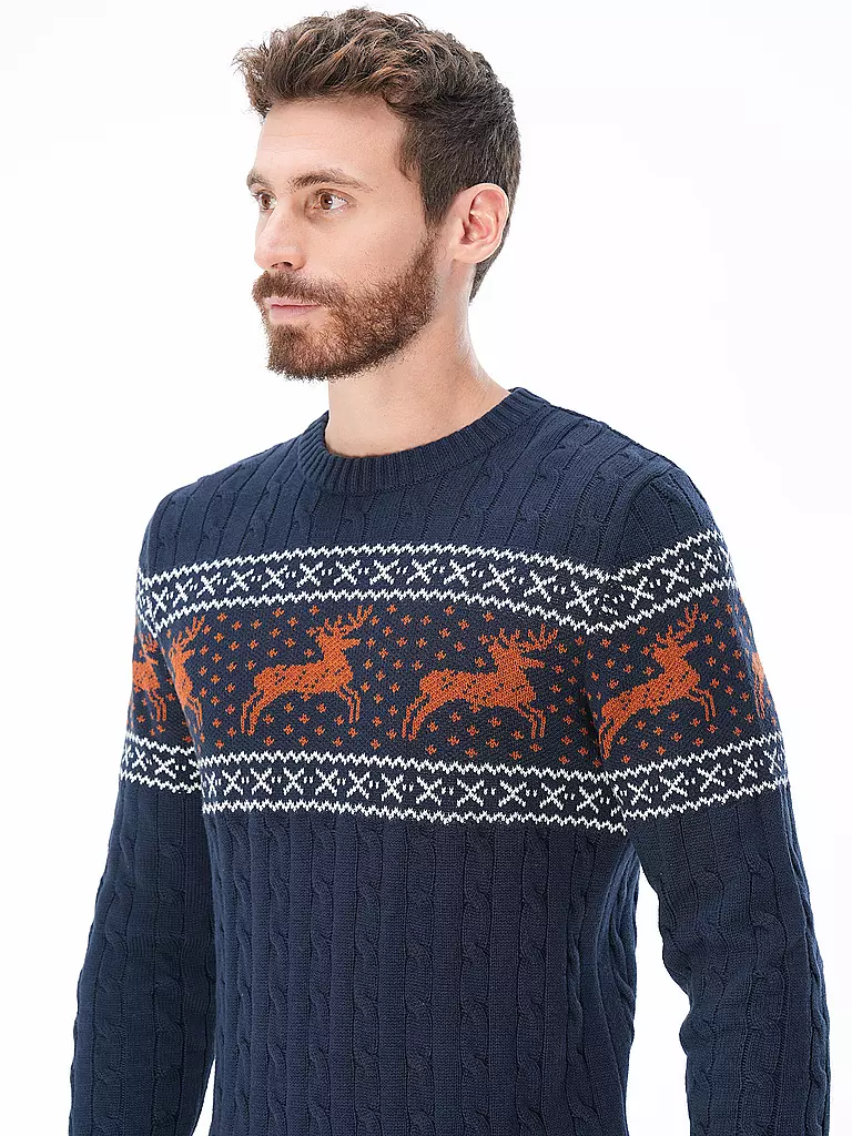 SELECTED | Pullover SLHREINDEER | Azul