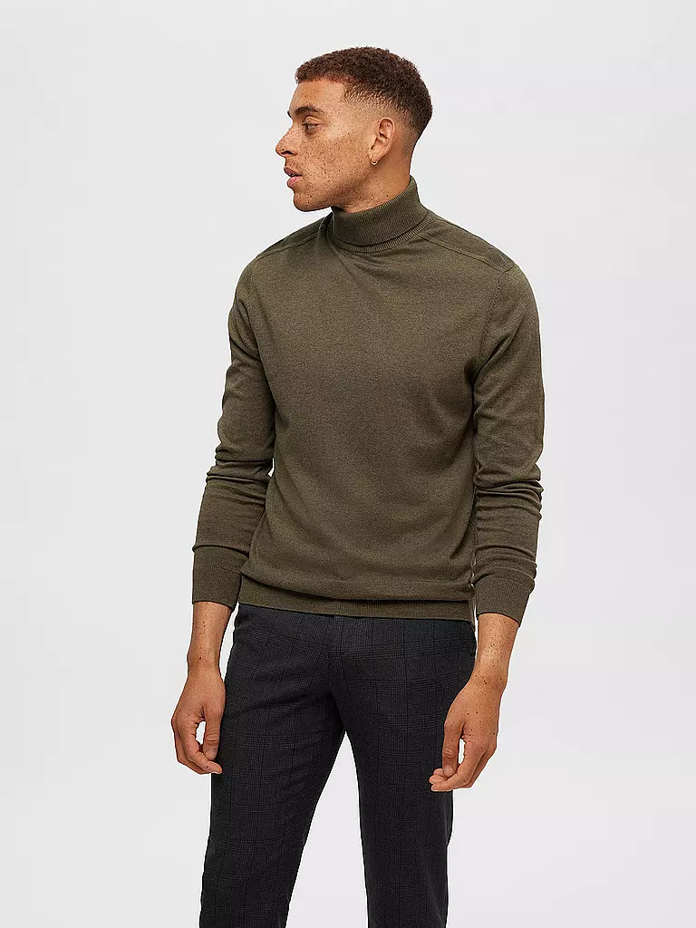SELECTED | Rollkragenpullover SLHBERG | Oliva
