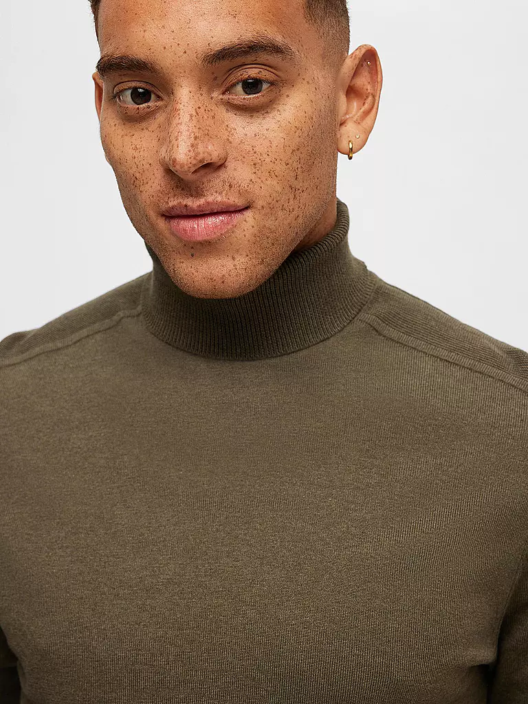 SELECTED | Rollkragenpullover SLHBERG | Oliva