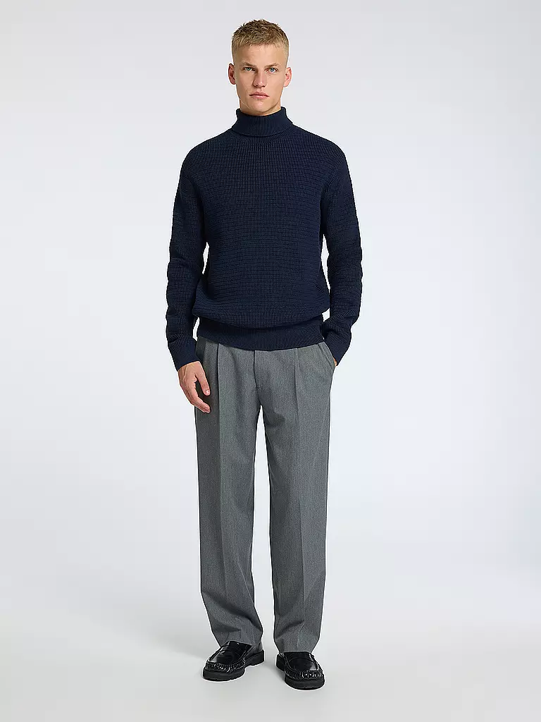 SELECTED | Rollkragenpullover SLHTHEO | Azul