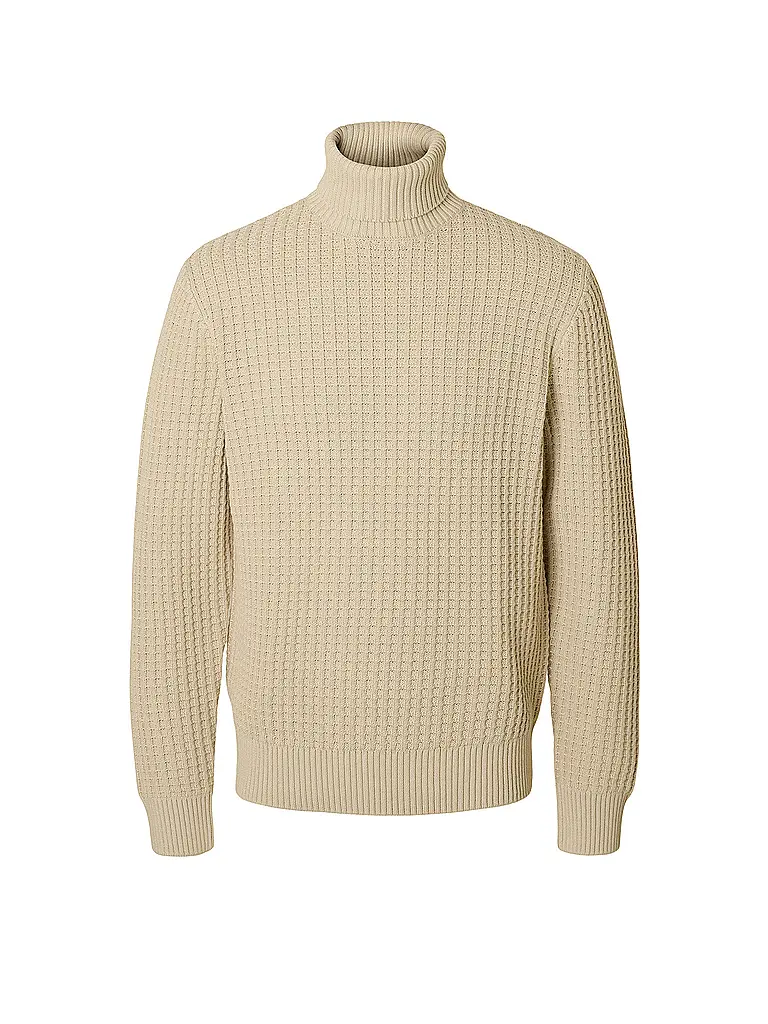 SELECTED | Rollkragenpullover SLHTOM | Beige