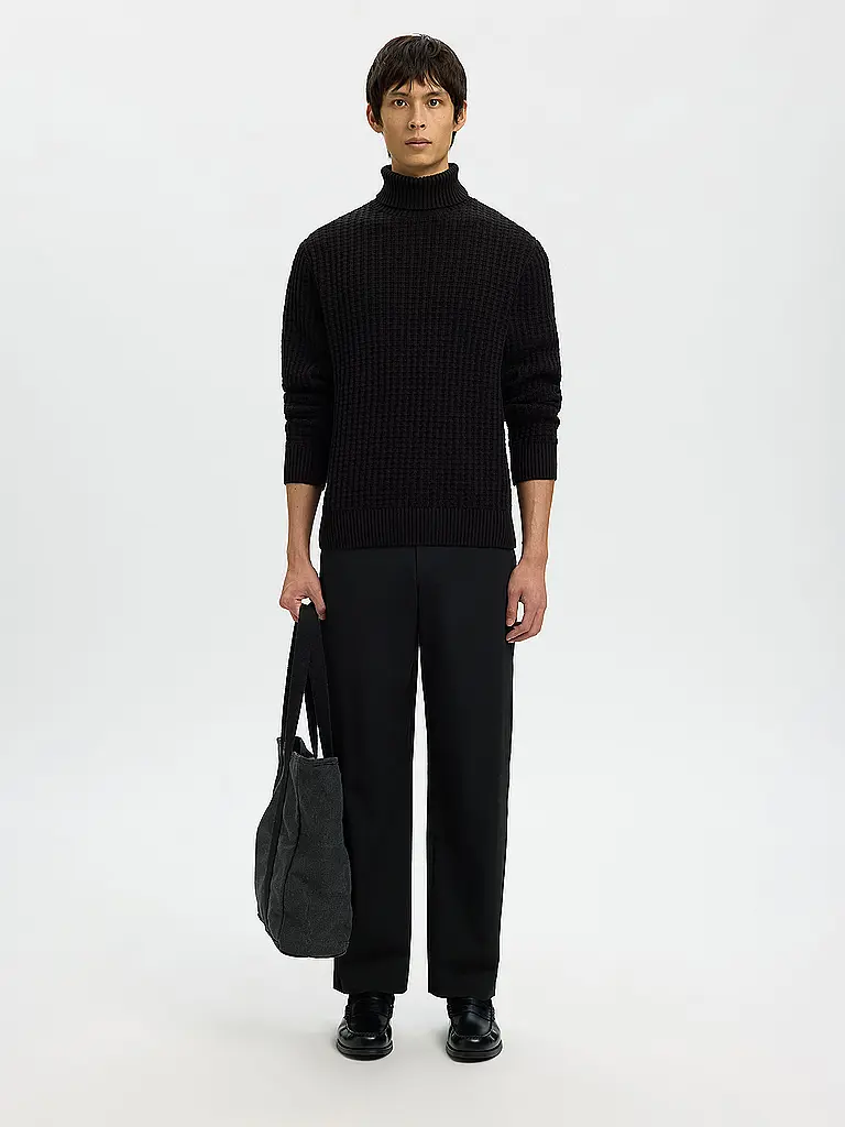 SELECTED | Rollkragenpullover SLHTOM | Negro