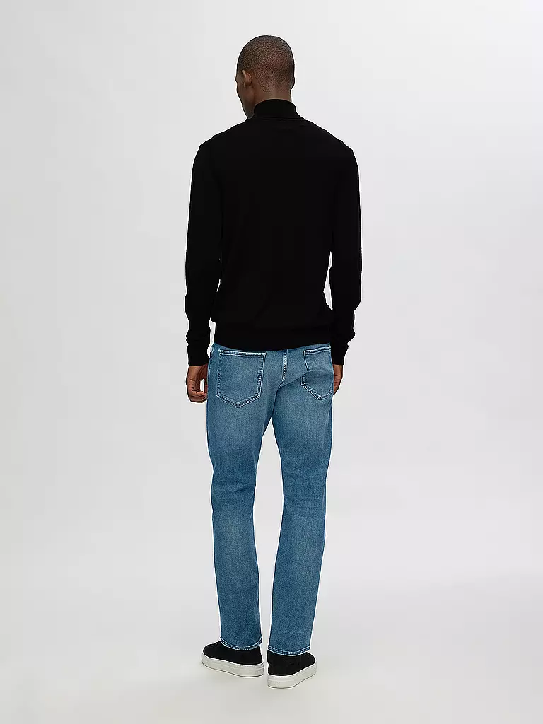 SELECTED | Rollkragenpullover SLHTRAY | Negro