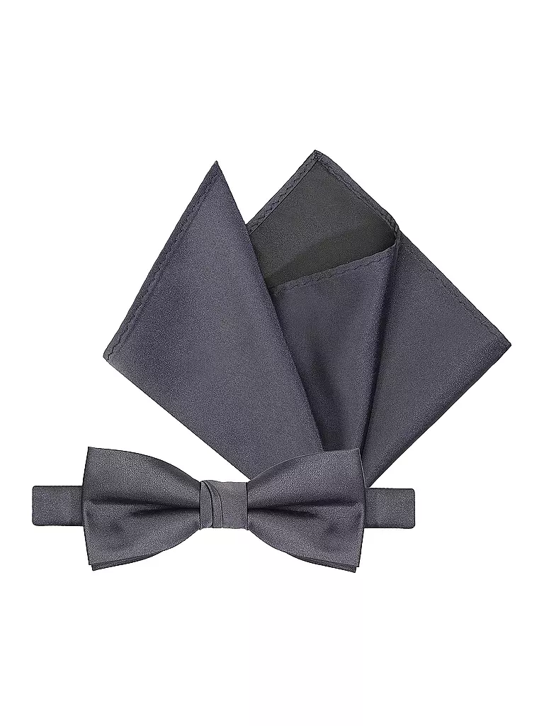 SELECTED | Set de regalo con pajarita y pañuelo de bolsillo SLHBERTEL | Gris