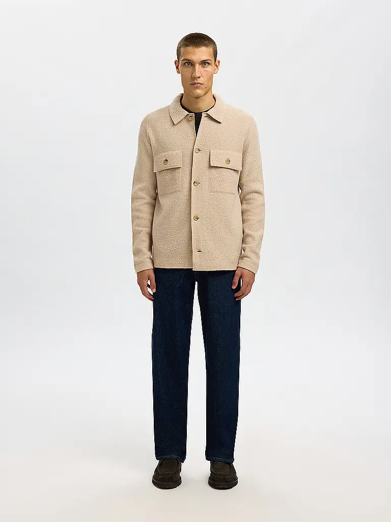 SELECTED | Sobrecamisa SLHNEALY | Crema