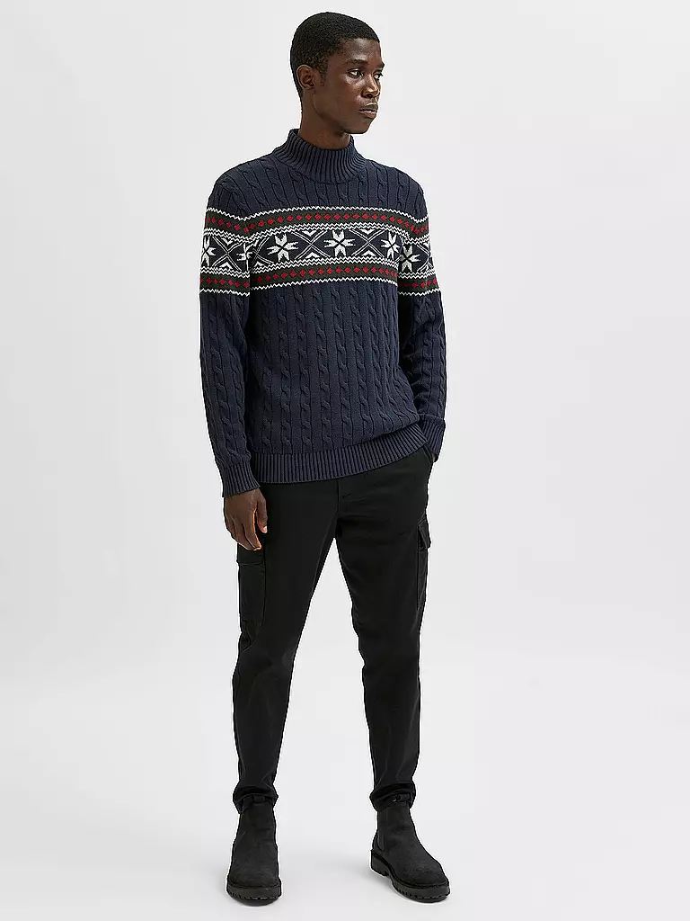 SELECTED | Stehkragenpullover SLHFLAKE  | Azul