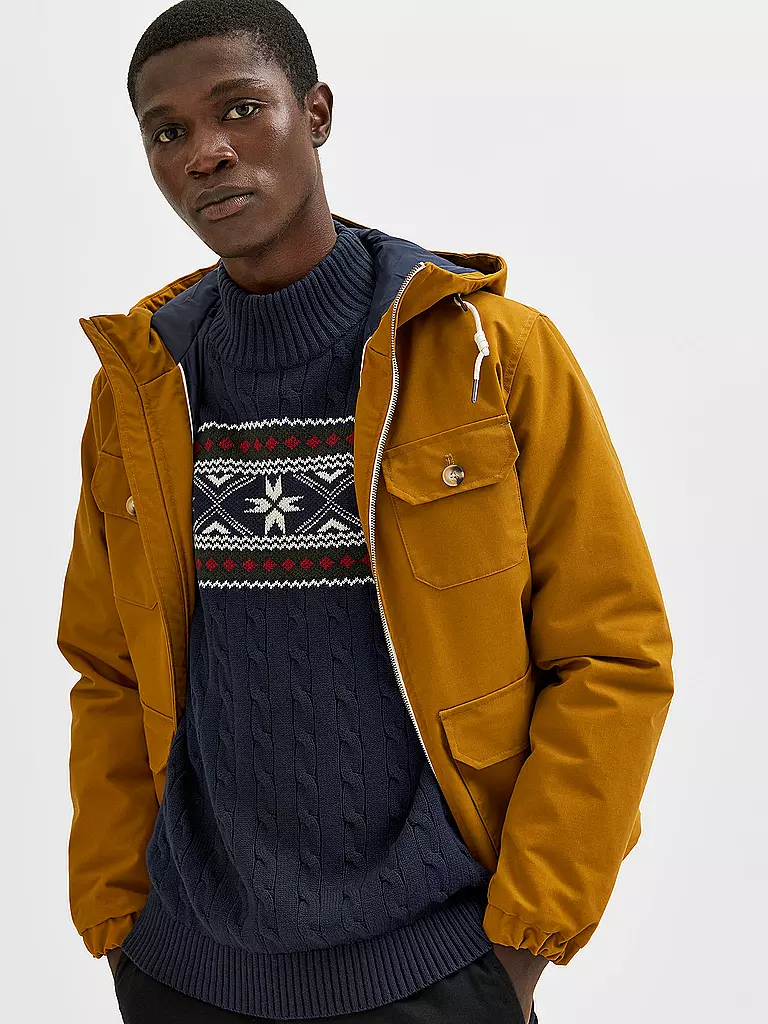 SELECTED | Stehkragenpullover SLHFLAKE  | Azul