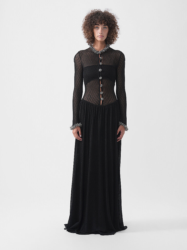 Self-portrait Vestido de noche negro