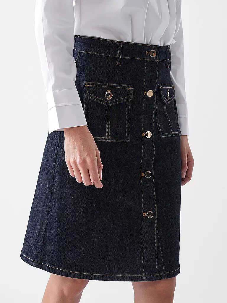 SELF-PORTRAIT | Falda midi | Azul