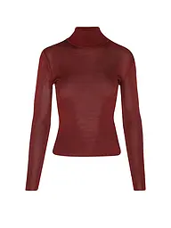 SELF-PORTRAIT | Jersey de cuello alto | Rojo oscuro