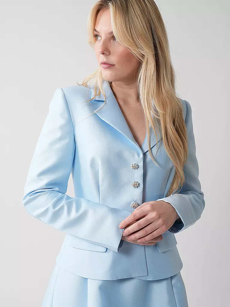 SELF-PORTRAIT | Midikleid  | Azul claro