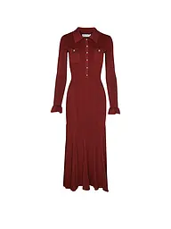 SELF-PORTRAIT | Midikleid | Rojo oscuro