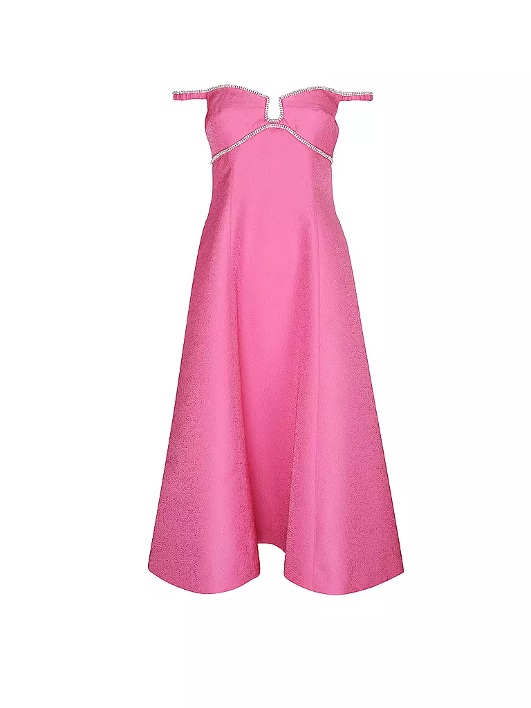 SELF-PORTRAIT | Midikleid | Fucsia