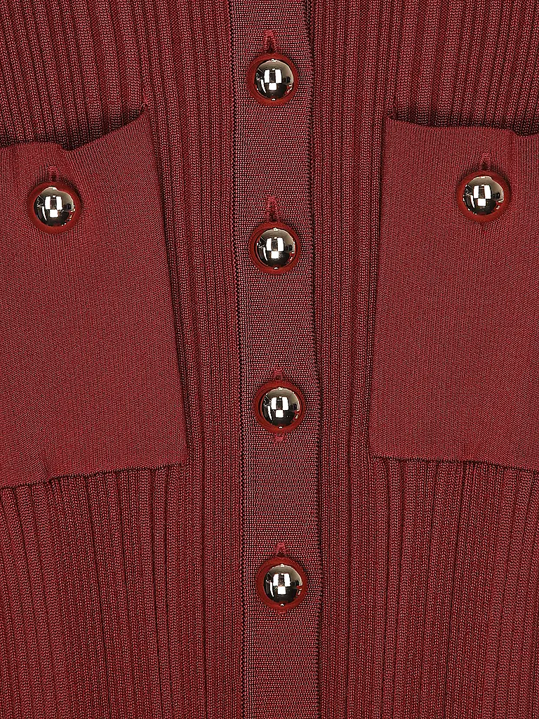 SELF-PORTRAIT | Midikleid | Rojo oscuro