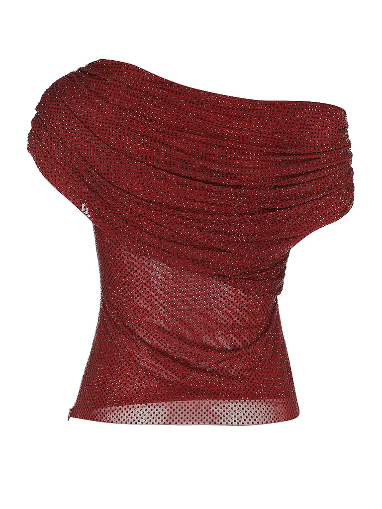SELF-PORTRAIT | Nombre del producto: Top | Rojo oscuro