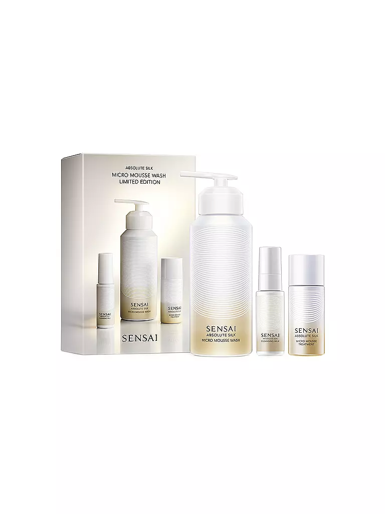SENSAI | Set de regalo - Absolute Silk Micro Mousse Wash Edición Limitada 180ml / 30ml / 20ml | Sin color