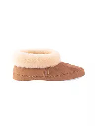 SHEPHERD OF SWEDEN | Zapatillas - Pantuflas de piel de oveja Emmy | Camel