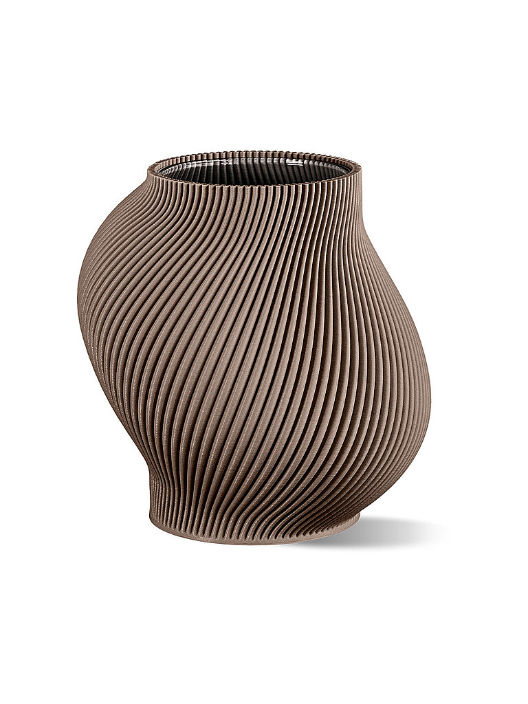 Jarrón Bloz.-14 Deep Taupe gris