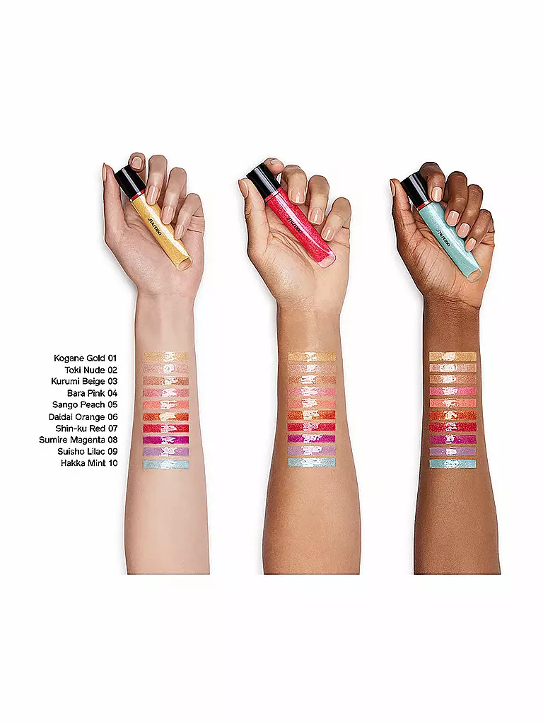 SHISEIDO | Brillo de labios - Shimmer Gelgloss (08 Sumire Magenta) | Fucsia