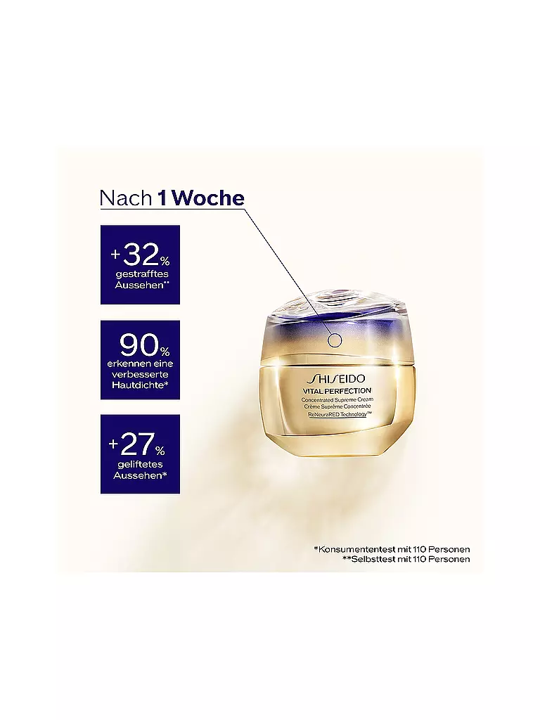 SHISEIDO | Crema facial - Vital Perfection Concentrated Supreme Cream 50ml | keine Farbe