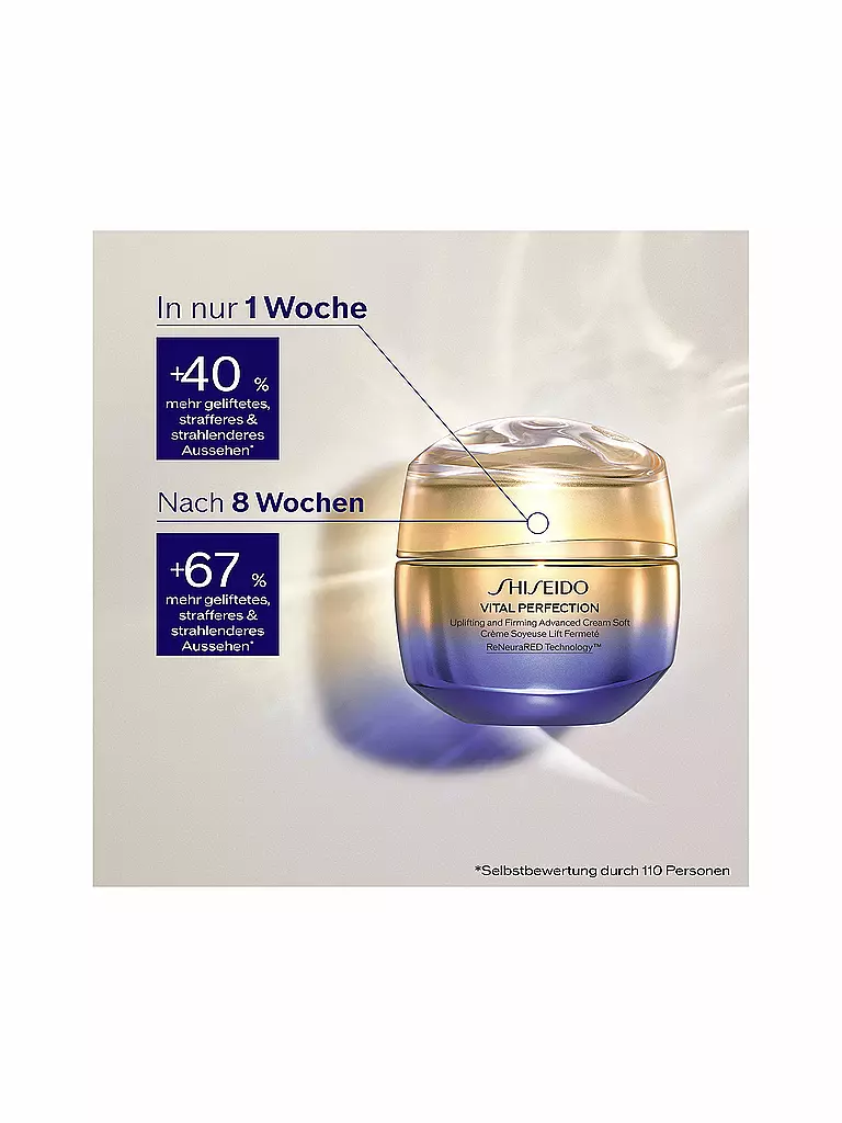 SHISEIDO | Crema facial - VITAL PERFECTION Uplifting and Firming Advanced Cream Soft Recargable 50ml | 