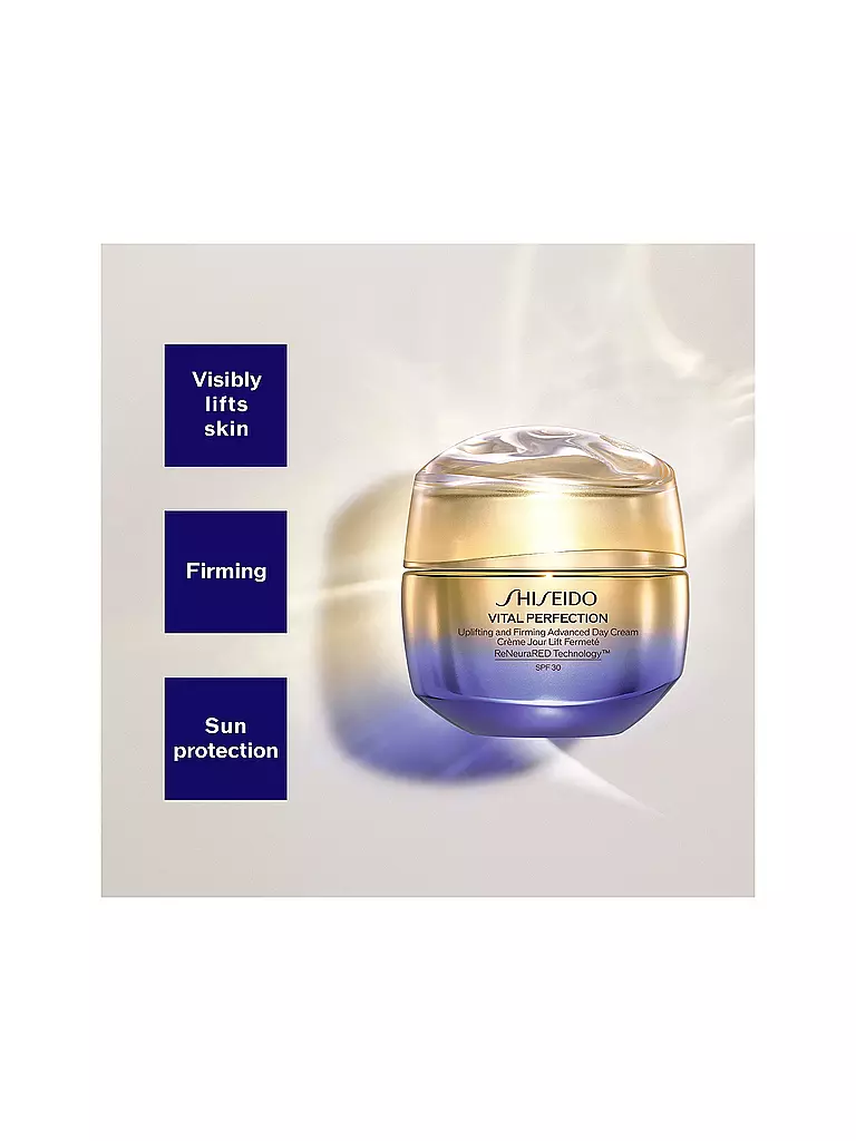 SHISEIDO | Crema facial - Vital Perfection Uplifting and Firming Advanced Day Cream SPF30 50ml | Sin color