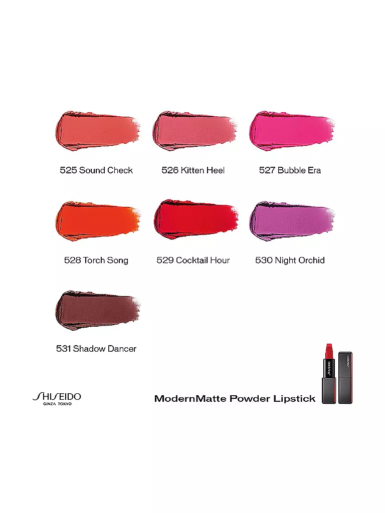SHISEIDO | Labial - ModernMatte Powder Lipstick (525 Sound Check) | rosa