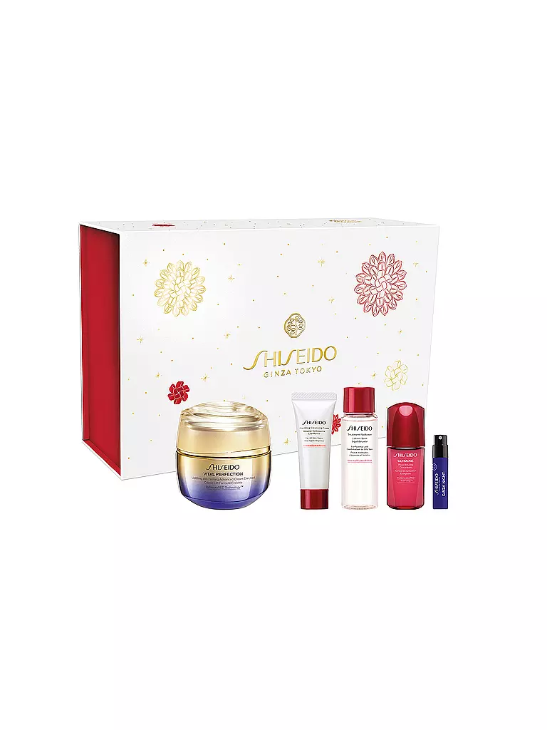 SHISEIDO | Set de regalo - Vital Perfection Uplifting and Firming Cream Advanced Enriched Holiday Kit 50ml / 30ml / 15ml / 10ml | Sin color