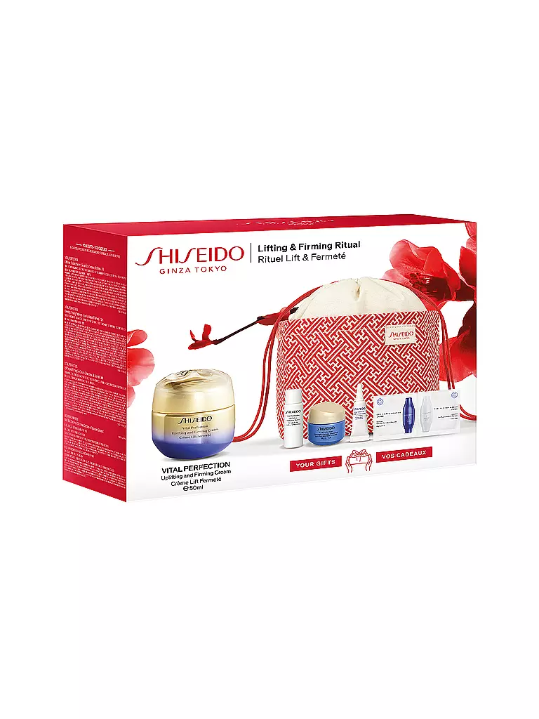 SHISEIDO | Set de regalo - VITAL PERFECTION Uplifting and Firming Cream Set 50ml /15ml / 7ml / 3ml / 2ml | Sin color