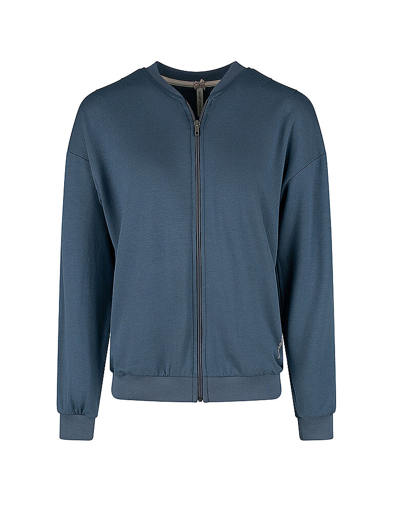 Chaqueta de chándal para estar en casa azul L