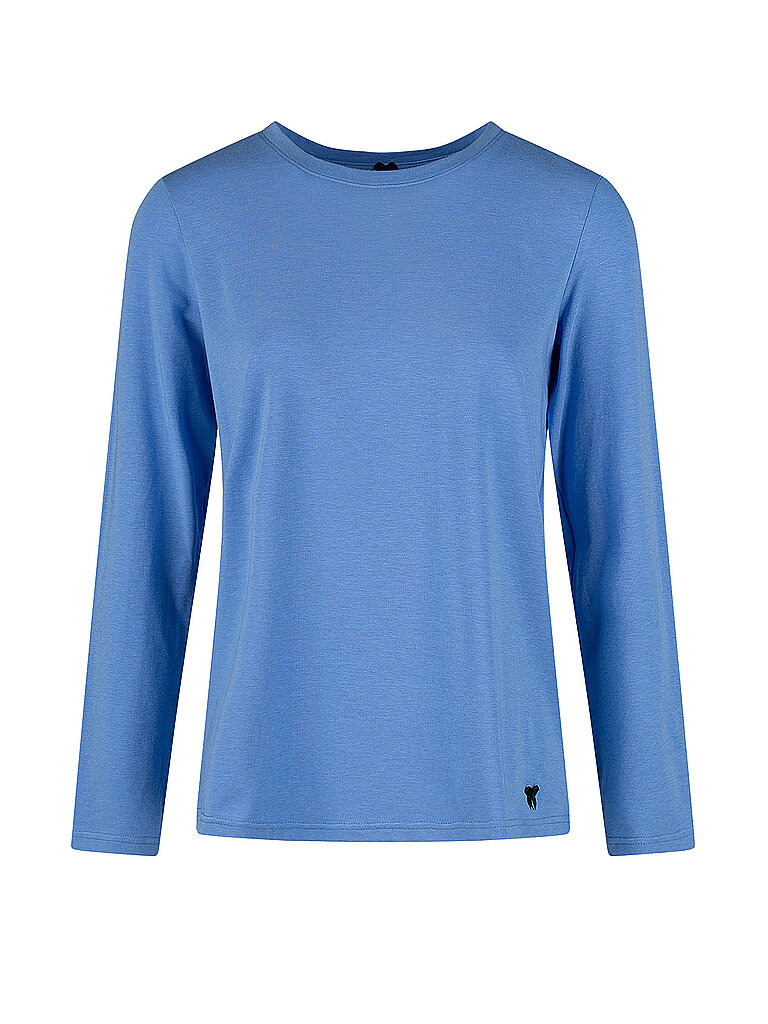 Camiseta de manga larga azul XL