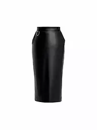 SILVIA SCHNEIDER | Falda de efecto cuero | Negro