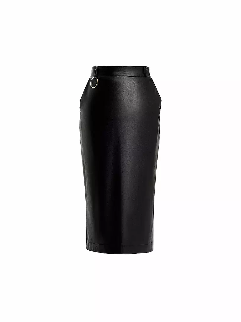 SILVIA SCHNEIDER | Falda de efecto cuero | Negro